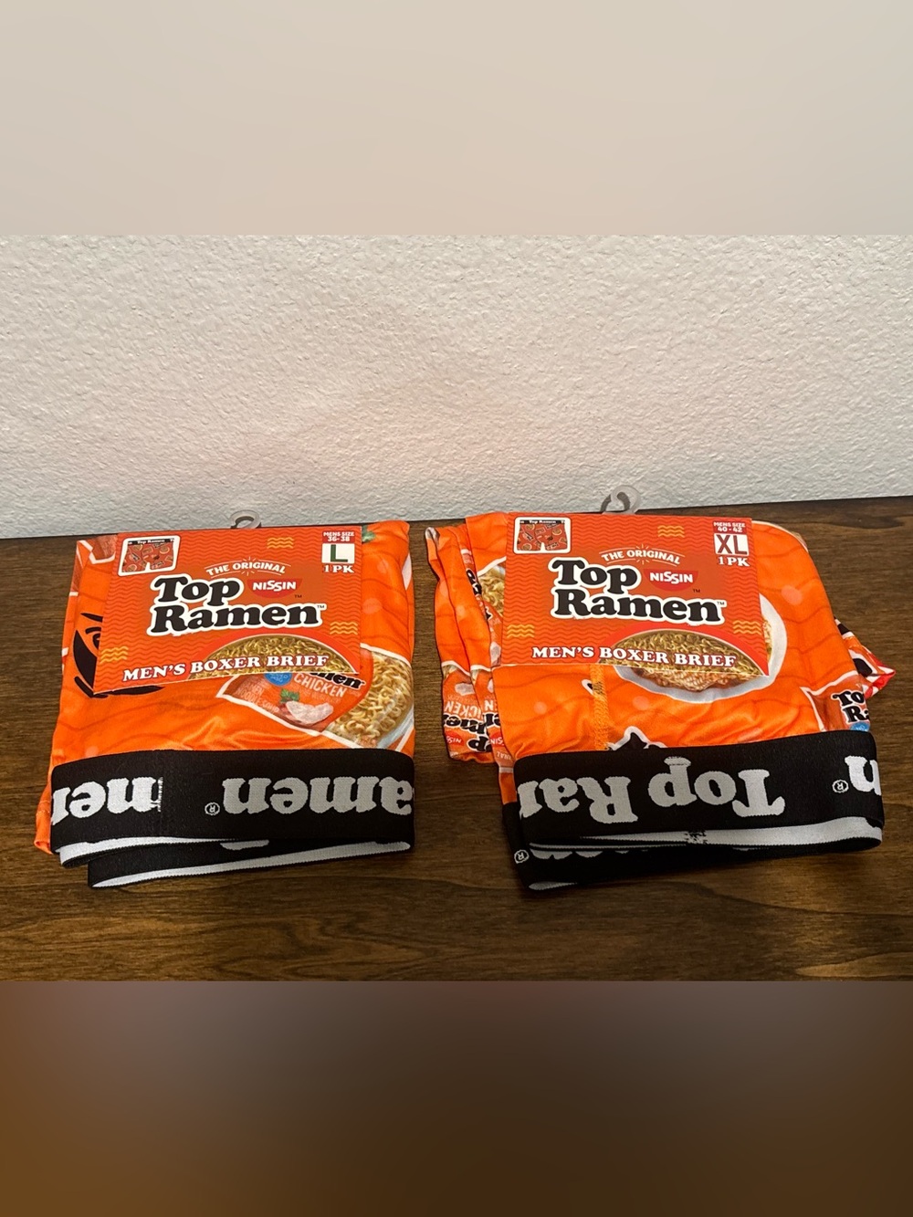 Top Ramen Men's Orange Graphic Boxer Briefs